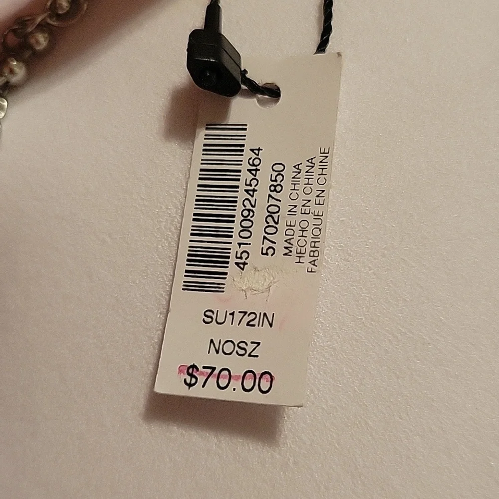 WHBM tribal beaded necklace/choker NWT Boho Festival Coachella‎